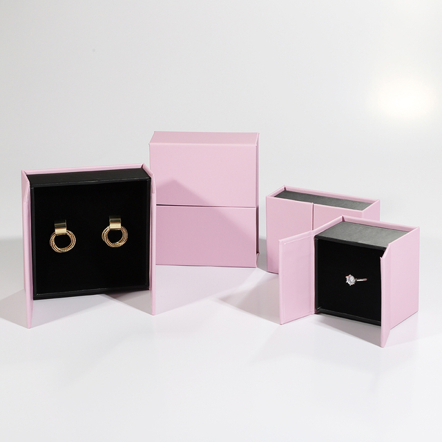 Boîte d'emballage de marque de bijoux personnalisée