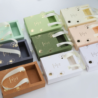 Usine de boîte emballée en papier de bijou personnalisé de style tiroir