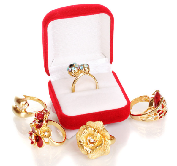 emballage de bague en gros