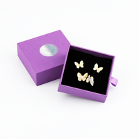 Personnalisez le fabricant de boîte de papier de paquet de mini boucle d'oreille de luxe de Chine