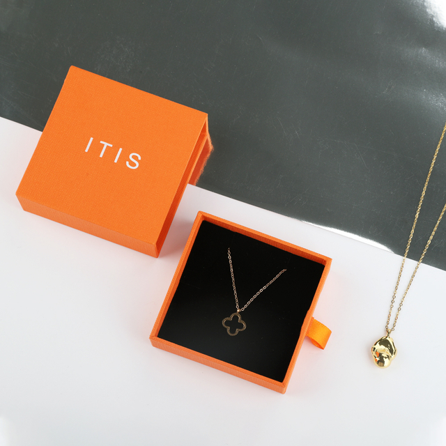 Boîte d'emballage d'anneau personnalisée naturelle, vente en gros d'usine