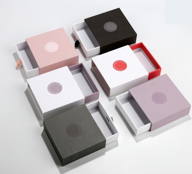 Personnalisez le fabricant de boîte de papier de paquet de mini boucle d'oreille de luxe de Chine