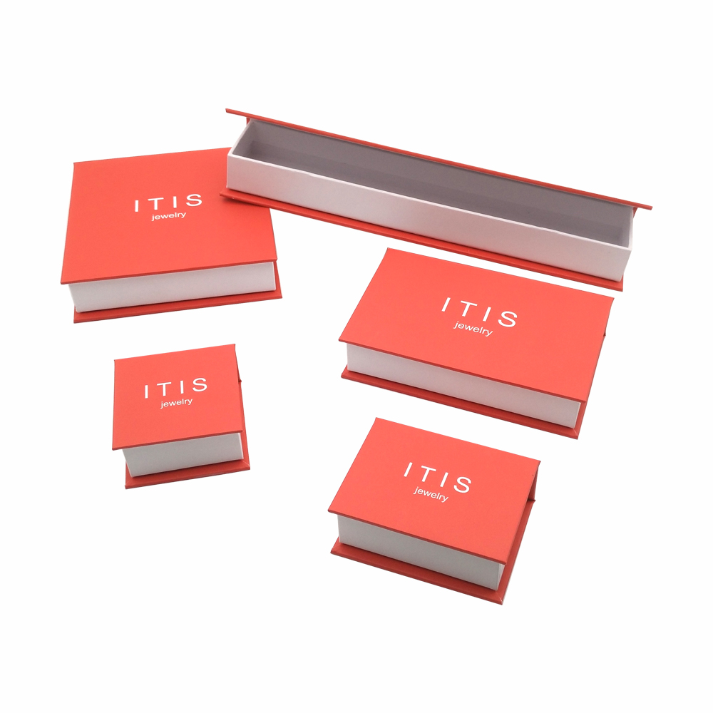 Emballage de boîte de collier magnétique de style livre personnalisé de l\'usine de Chine