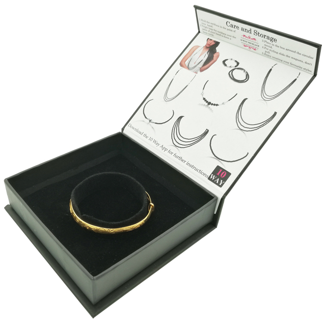 Emballage de boîte de bracelet en carton mini en gros