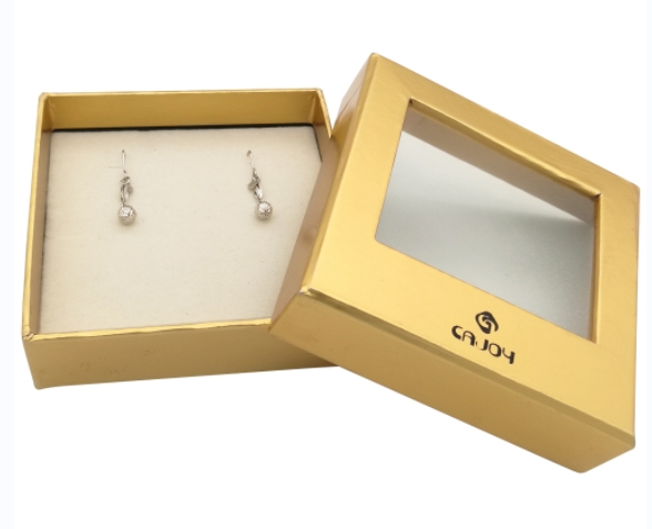 Emballage personnalisé de boîte de papier de bijoux de qualité