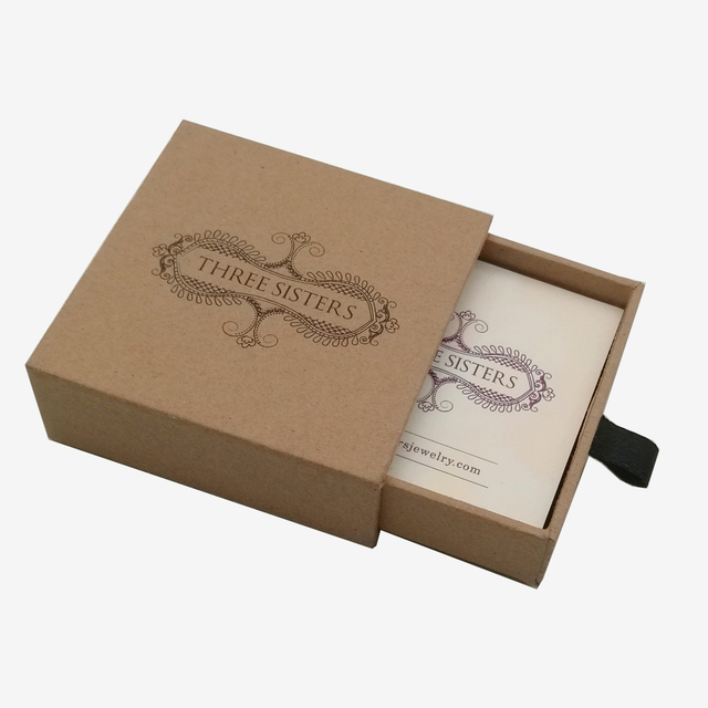 Fournisseur de boîte d'emballage en papier de boucle d'oreille personnalisée de Chine