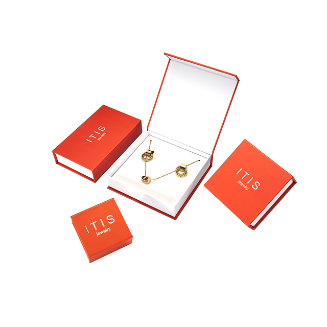 Fournisseur d'emballage de boîte de papier de bijoux de personnalisation de l'usine de Chine