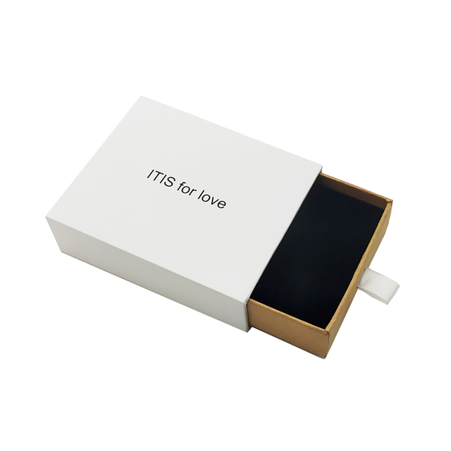 Fournisseur d'emballage de boîte de papier d'anneau de tiroir personnalisé