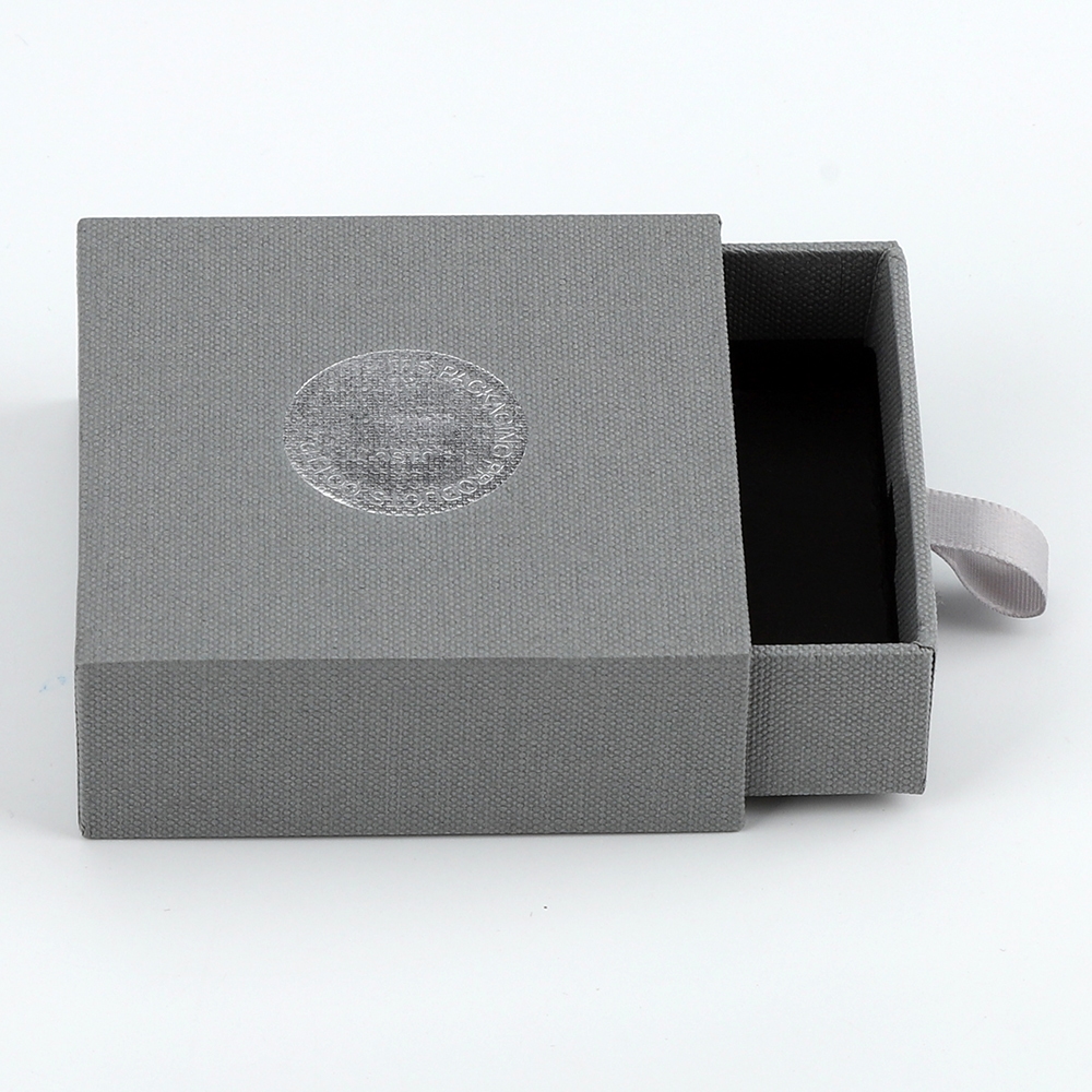Emballage rose de boîte de papier de bijoux de luxe Pandora