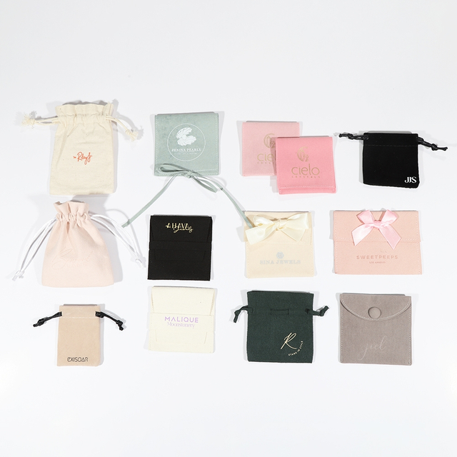 Personnalisation Personnalisation pochette en velours en gros