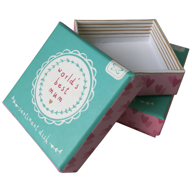 Boîte de papier à bijoux unique personnalisée avec usine d'impression de logo