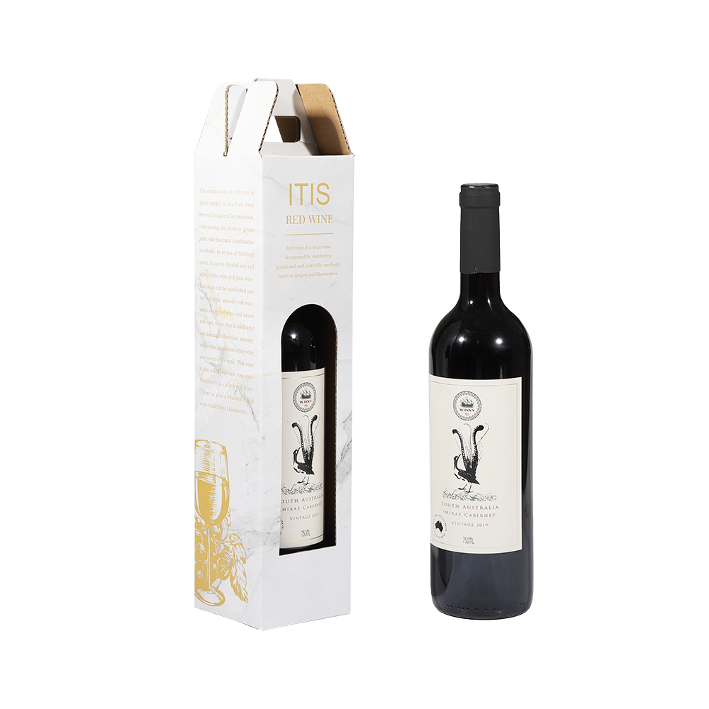 Vente en gros Personnalisation Boîte d\'emballage de vin en carton