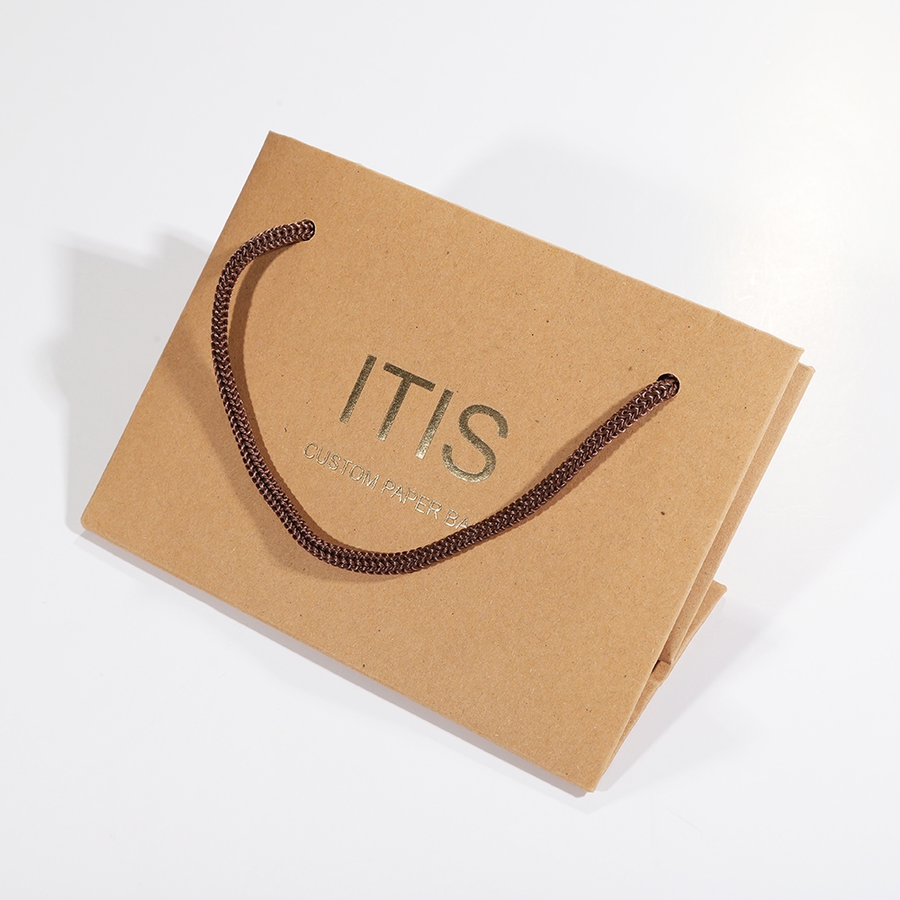 Usine de sacs en papier d'emballage personnalisé Vente en gros