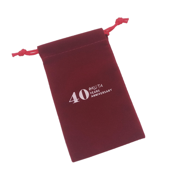 Emballage de sac à main en velours bleu personnalisé Vente en gros