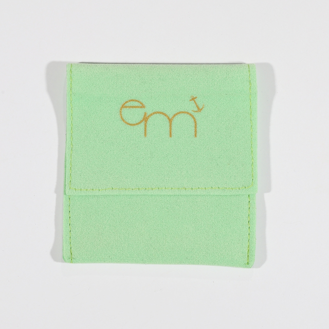 Emballage de sac en velours bleu de luxe personnalisé