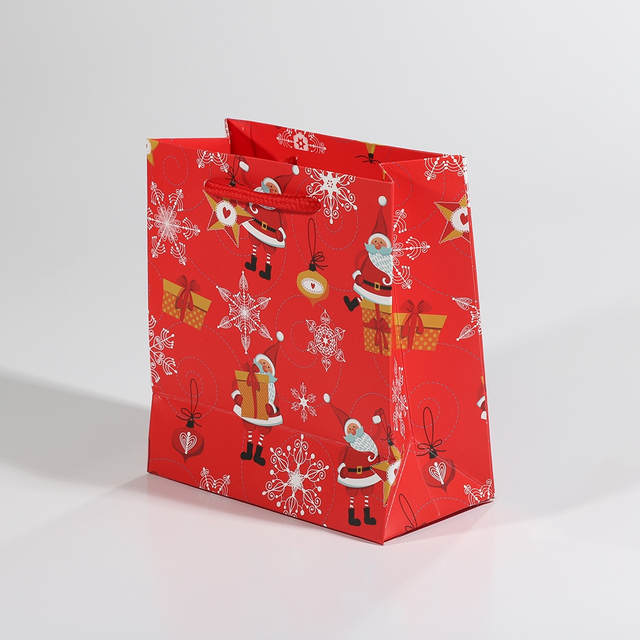 Sacs en papier brun de luxe avec emballage de poignées