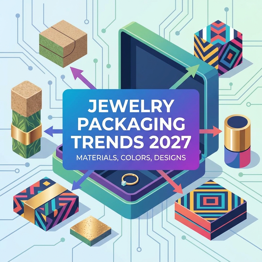 Tendances des emballages de bijoux pour 2027 : matériaux, couleurs et conceptions de boîtes